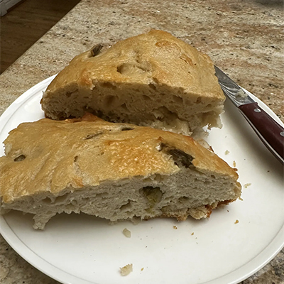 Cheese and Olive Bread