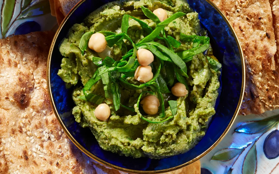 Avocado and Spinach Hummus