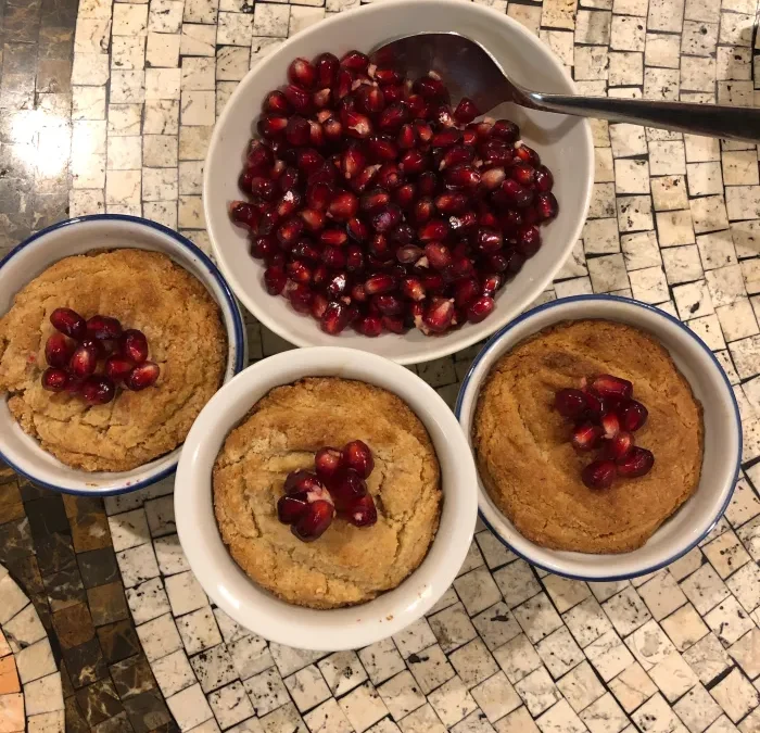 Gluten-free Pomegranate Cupcakes